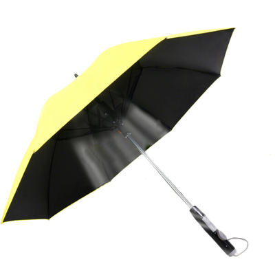 물 스프레이 안개와 로고 인쇄와 함께 Windproof 냉각 공기 팬 우산