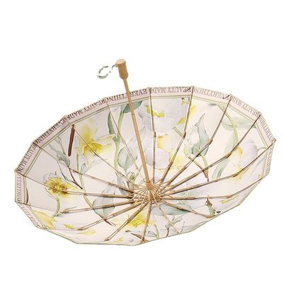 사용자 지정 로고 3 폴드 우산 UV 자외선 쉐어 인쇄 텍스트 패턴 광고 비즈니스 선물