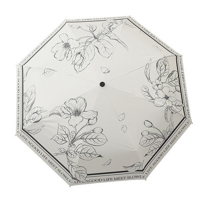 두 가지 기능 여성용 프랑스 우산 자동 접는 자외선 차단제 및 비 보호