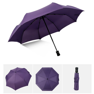 접는 기능 Windproof 여행 우산 커스터마이징 직물 및 색상 옵션