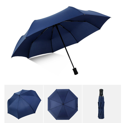 접는 기능 Windproof 여행 우산 커스터마이징 직물 및 색상 옵션