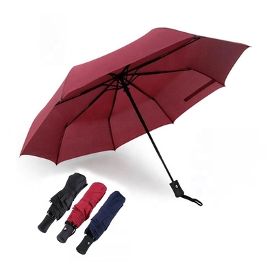 접는 기능 Windproof 여행 우산 커스터마이징 직물 및 색상 옵션