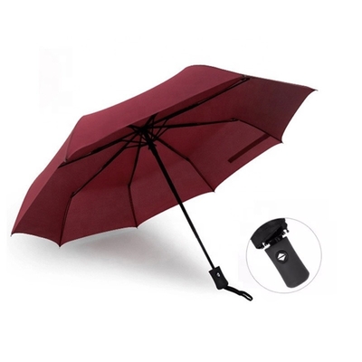 접는 기능 Windproof 여행 우산 커스터마이징 직물 및 색상 옵션