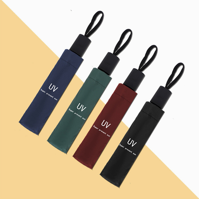맞춤형 X302 UV 비닐 접이식 외관 자외선 우산