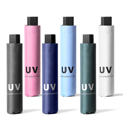 맞춤형 X302 UV 비닐 접이식 외관 자외선 우산