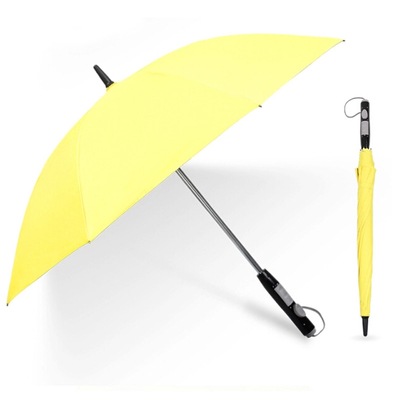 물 스프레이 안개와 로고 인쇄와 함께 Windproof 냉각 공기 팬 우산