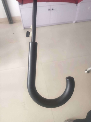 포니 패널 맞춤형 광고 자동 오픈 레인 로고 프린팅과 함께 직선 우산