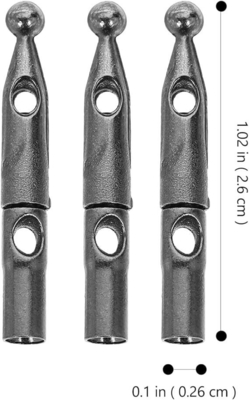 접는 우산 덮개 부품 12 PCS 금속 우산 뼈 덮개 성인용  gomme 부품