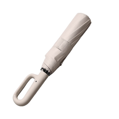 독특한 디자인과 Buckle Hook Loop Lock Handle를 가진 자동 자외선 차단 우산