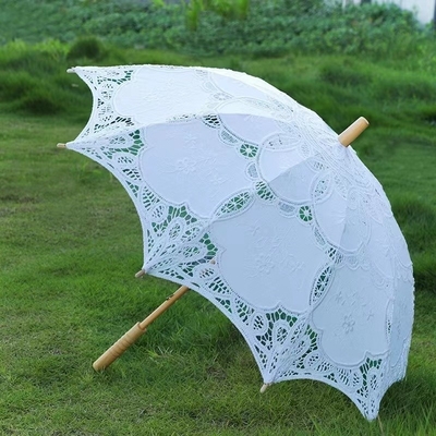 유리섬유 갈비들 웨딩 세레모니를 위한 패션 우산