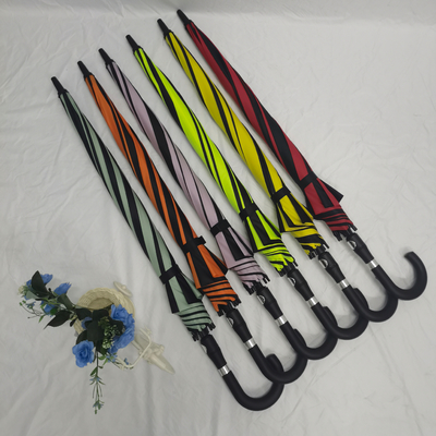 Windproof 오토 오픈 골프 우산 사용자 지정 로고 인쇄 및 130cm 오픈 지름