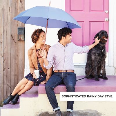 한 조각의 나무 손잡이 J 우산 남성 환경 보호 주문 제작 로고 우산