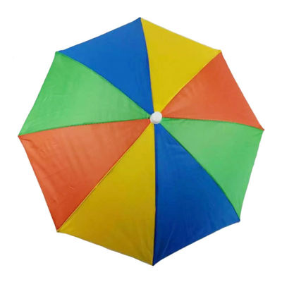 강철 리브 재료와 맞춤형 인쇄 로고로 된 성인용 미니 우산 모자