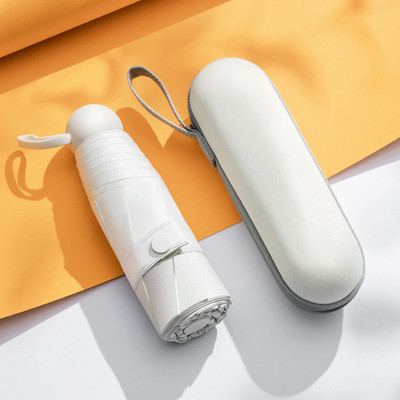 여행자의 선택 미니 5 겹 캡슐 우산