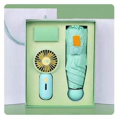 우산 선물: 맞춤형 박스: 1기능의 USB 재충전 가능한 소형 휴대용 팬