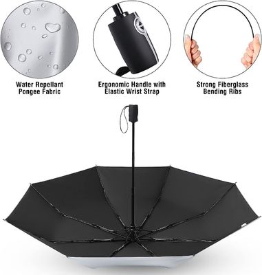 폴리에스테르 UPF 50 바람 막성 자외선 보호 여행 우산 46 &quot;은하 가루 자동차 우산