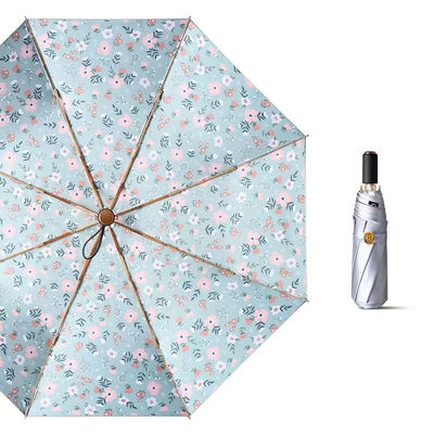 제품 광고 우산 아이템 컬러 접착제 우산 3 접착 은 티타늄 자외선 보호