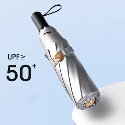 3 회사 선물용 접는 은 티타늄 우산