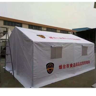 재난 구호 현장 에서 건설 인력 을 위한 두꺼운 진열 된 파이프 캠핑 텐트