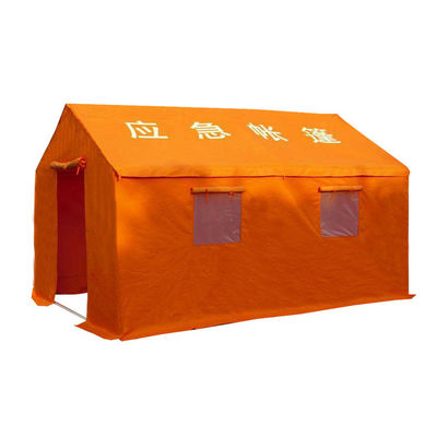 재난 구호 현장 에서 건설 인력 을 위한 두꺼운 진열 된 파이프 캠핑 텐트