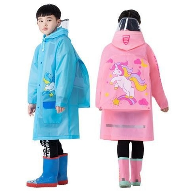 어린이용 일부분 레인코트 100% EVA 천 여행 및 야외 활동에 이상적입니다.