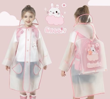 RAINWEAR 어린이 레인코트 소녀 소년 2023 초등학교를 위한 온 몸 방수 폰초