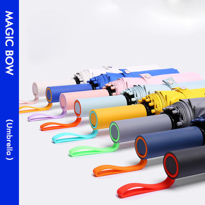 자외선 보호 72 갈비 3 접기 우산 색상 대조 및 사용자 지정 로고