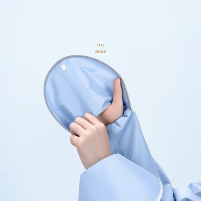 100% 폴리에스터 폰지 의 스타일리시 한 남성 및 여성 전기 자전거 폰초