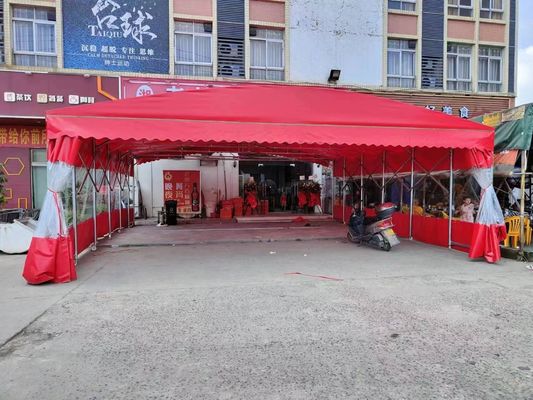 맞춤형 인쇄 야외 이벤트 스트레칭 푸시 앤 드래그 텐트 간편한 주차