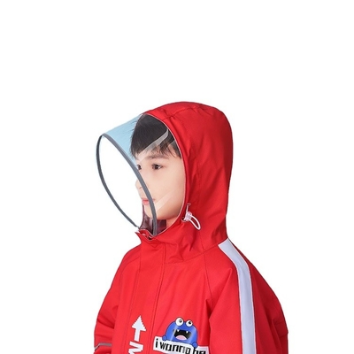 맞춤 로고 인쇄 소년과 소녀 학교 의류를위한 어린이 레인 코트