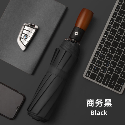 23 인치 유리섬유 프레임 자동 개방 및 나무 손잡이와 함께 비닐 우산 시장