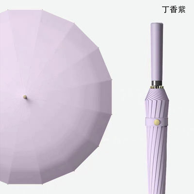 190T 나일론 직물 16k 직선 우산 자동 긴 손잡이 남성과 여성에게 이상적입니다