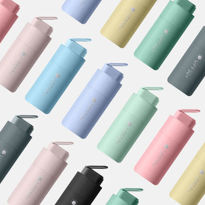 초등 미니 컴팩트 휴대용 평면 카드 우산