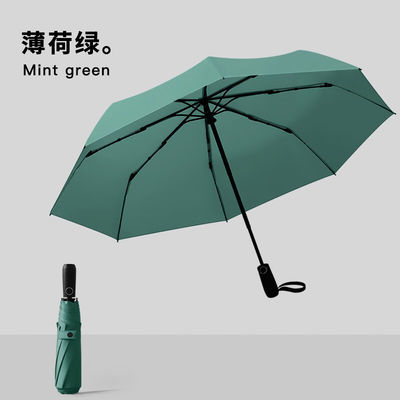 모든 것 1개 완전 자동 자외선 차단제 자외선 우산 이중 접기 광고