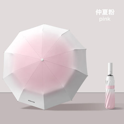 이 스타일리시 하고 실용적 인 광고 우산 을 사용 하여 자외선으로부터 보호 하십시오