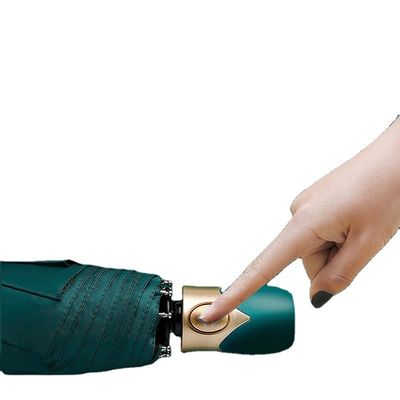 미니멀리즘 디자인 스타일 광고 로고 인쇄용 자동 삼중 접기 우산