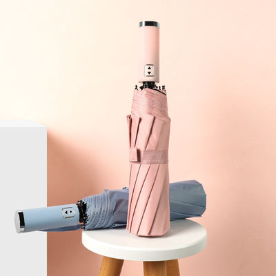 비즈니스 남성용 대형 10 뼈 두 개의 우산 밀렛 손잡이와 190T 나일론 천