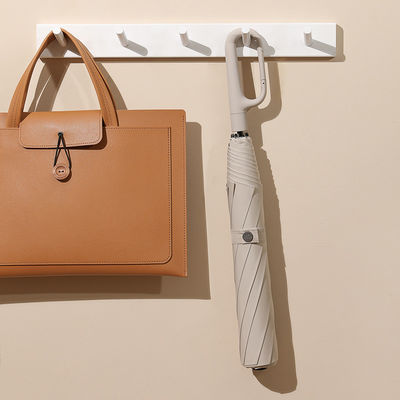 자동 개방형 자외선 차단기 우산 190T 폰지 직물 대용량 강화 반지 Buckle