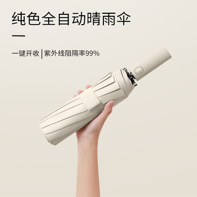 자동 접는 우산 12k 대형 비닐 자외선 차단기