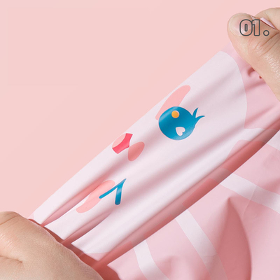 소녀 유치원 큰 빗장 코트와 귀여운 만화 토끼 디자인 EVA 재료