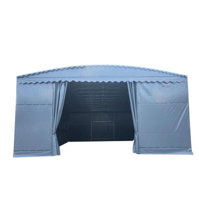 200석 규모의 이벤트 천막, 맞춤형 인쇄 및 가연제철 프레임