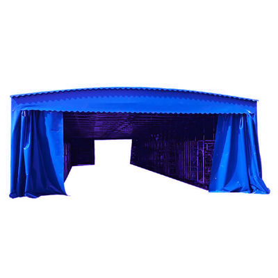 200석 규모의 이벤트 천막, 맞춤형 인쇄 및 가연제철 프레임