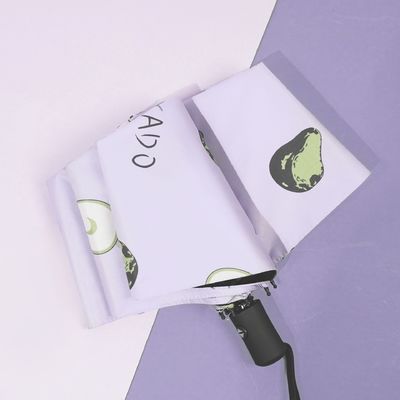 금속 셰프트 선니 레인 크리에이티브 태양 우산 인쇄 로고와 수동 제어