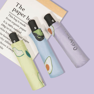 금속 셰프트 선니 레인 크리에이티브 태양 우산 인쇄 로고와 수동 제어