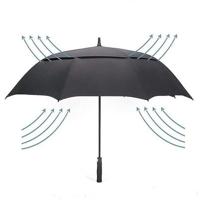 사용자 지정 로고 듀플 캔피 골프 우산 130cm 오픈 직경 광고 및 선물