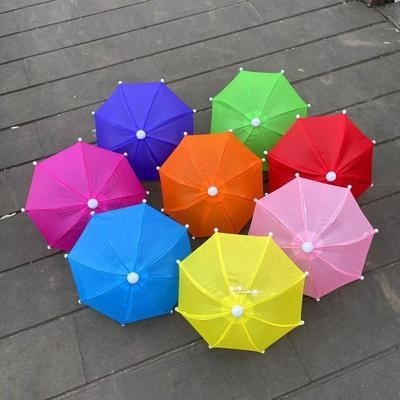 야외 자전거 휴대 전화 우산 설명서 오픈 작은 크기 비와 바람 보호