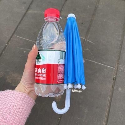 야외 자전거 휴대 전화 우산 설명서 오픈 작은 크기 비와 바람 보호