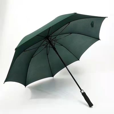 맞춤형 색상 밝은 노란색 로고 RPET 야외 활동용 골프 우산