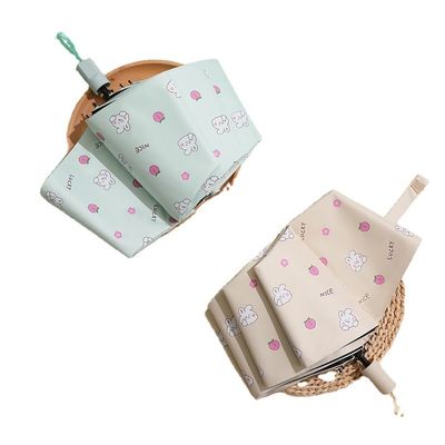 고무 코팅 손잡이 자외선 차단기 만화 동물 자외선 우산