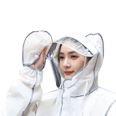 4가지 기능이 있는 패션 성인용 레인코트 비 폭풍 자전거 하이킹 전기 자전거
